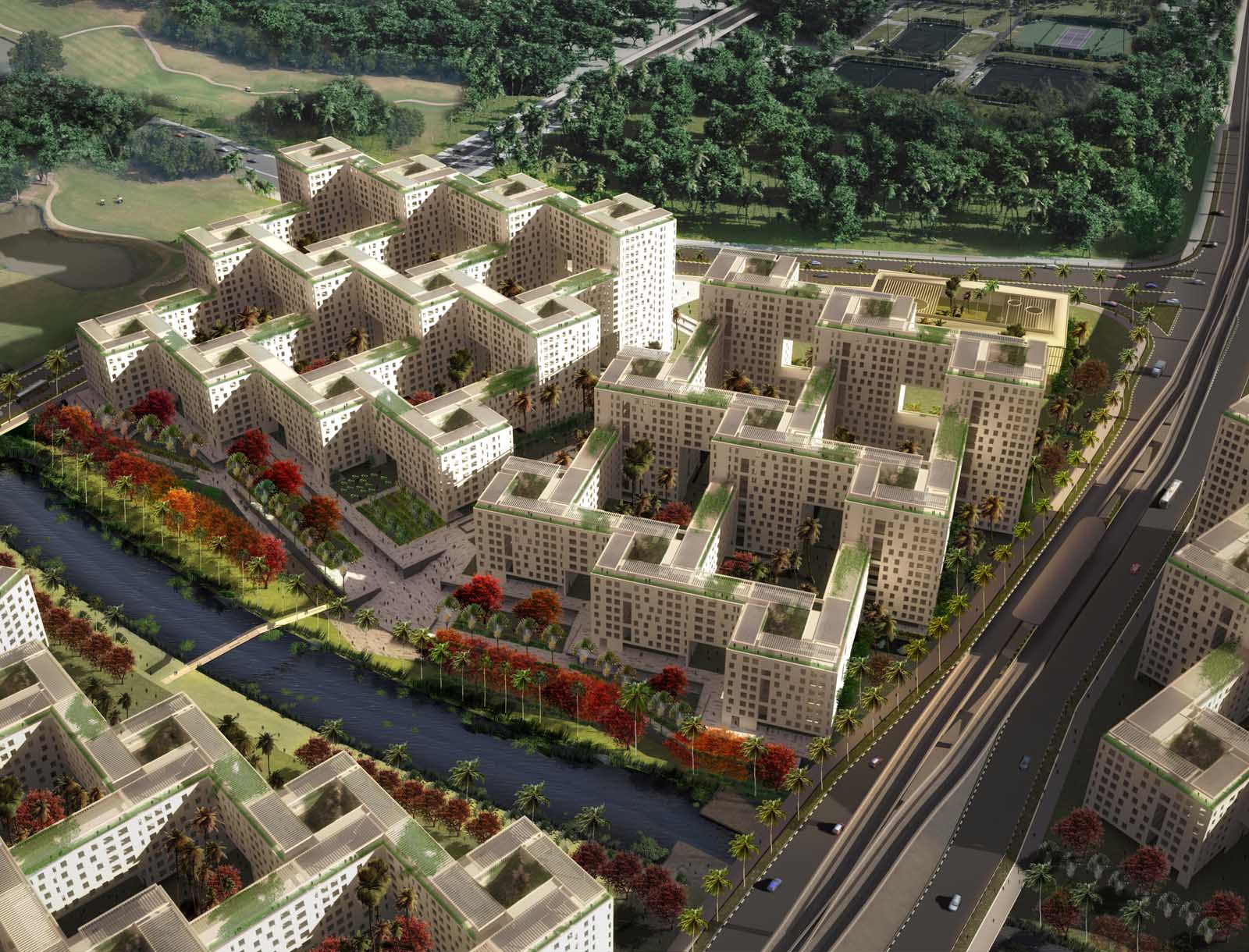 Punggol Waterfront Masterplan & Housing Design